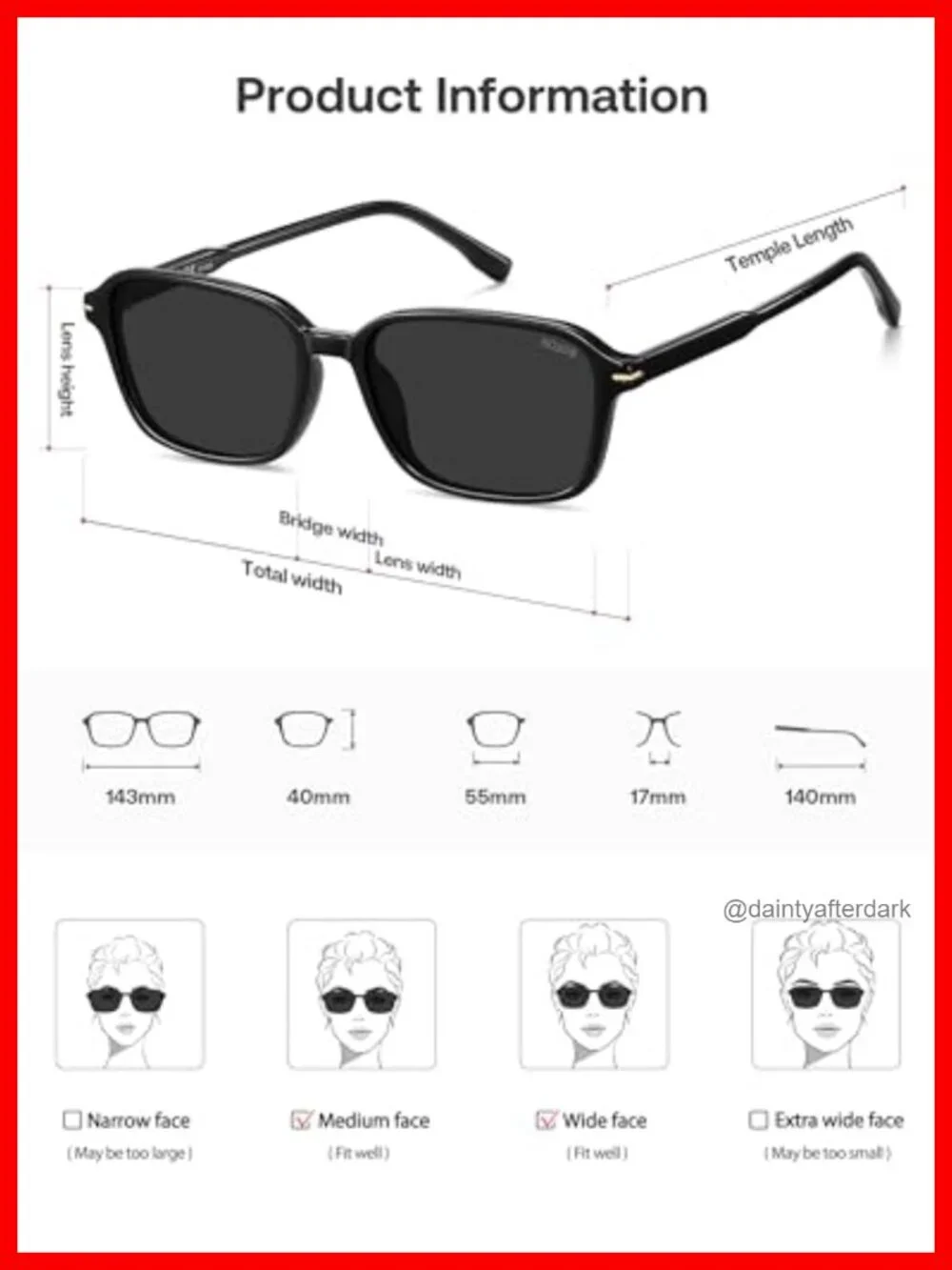 Retro Rectangular Polarized Sunglasses UV Protection Square Frame SJ2663